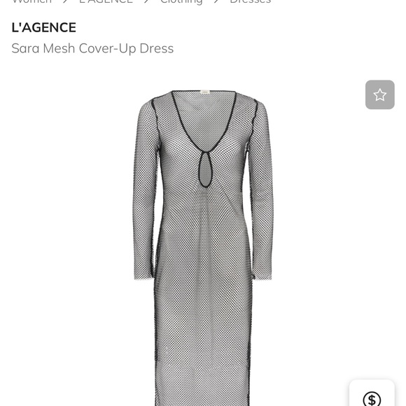 L'AGENCE Dresses & Skirts - L'AGENCE Sara Mesh Cover-
Up dress